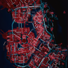 map with street names