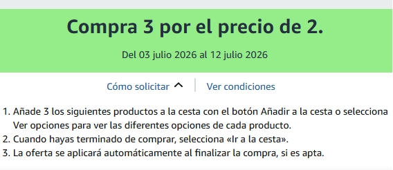 Compra 3 por el precio de 2 en una selección de películas 🎬