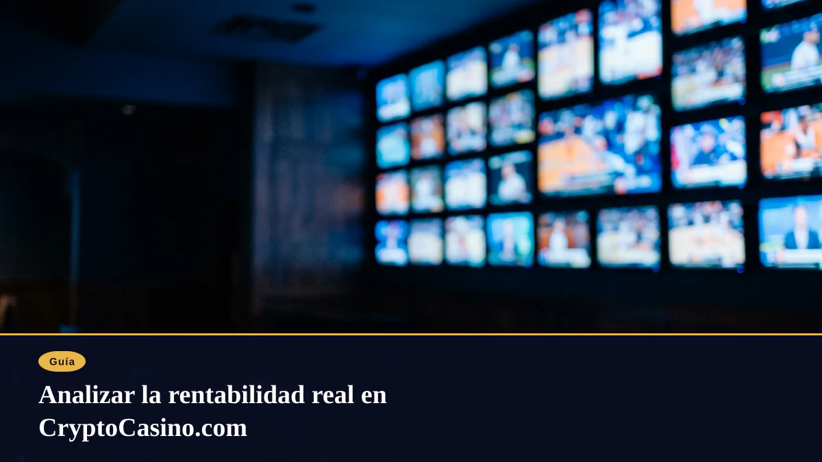 Analizar la rentabilidad real en CryptoCasino.com