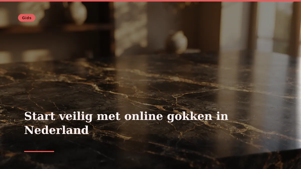 Start veilig met online gokken in Nederland