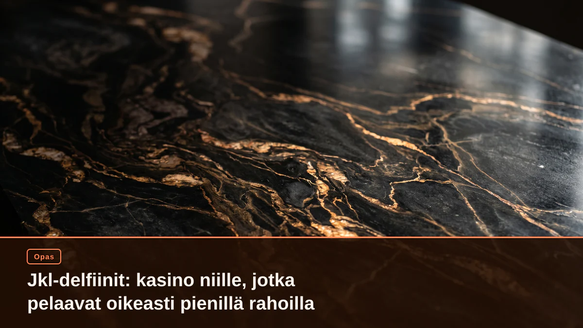 Jkl-delfiinit: kasino niille, jotka pelaavat oikeasti pienillä rahoilla