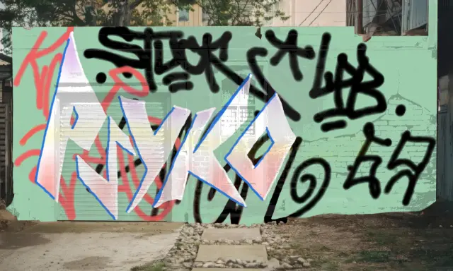 Graffiti artwork by Bab