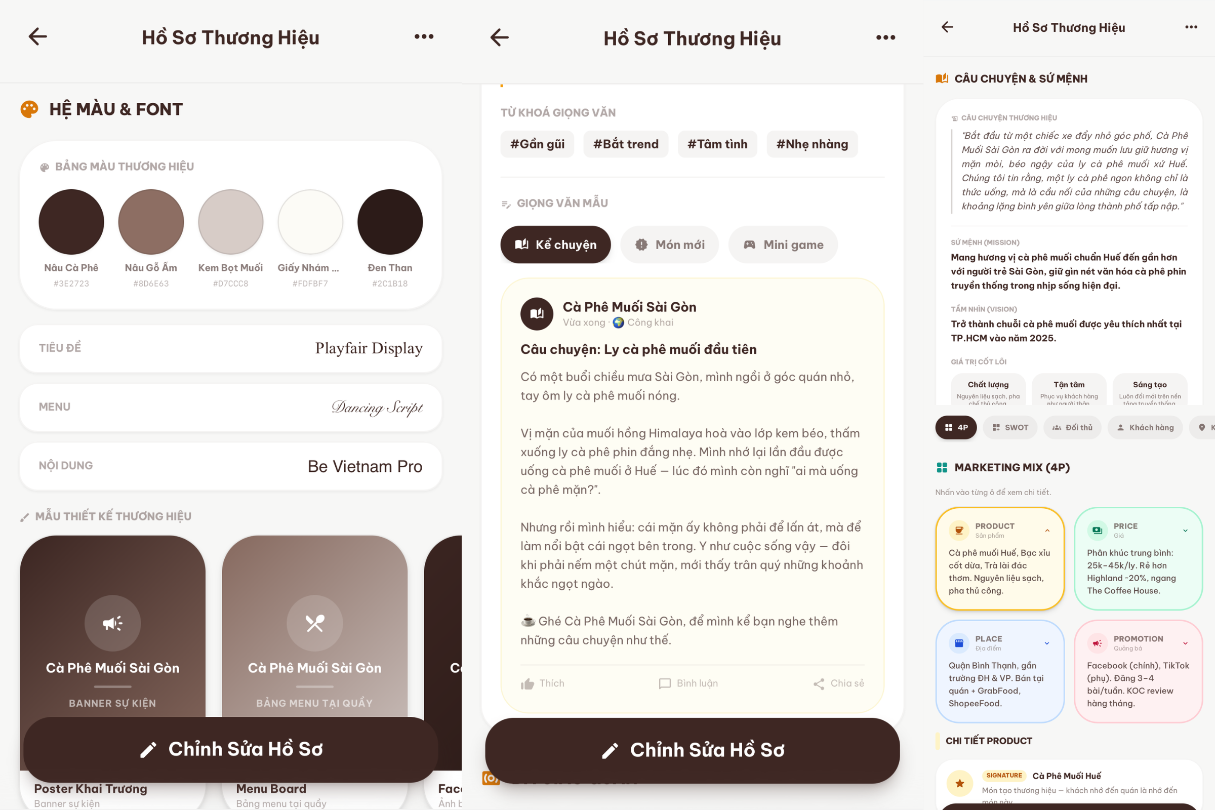 Premium brand guidelines PDF on a modern tablet mockup with dark theme