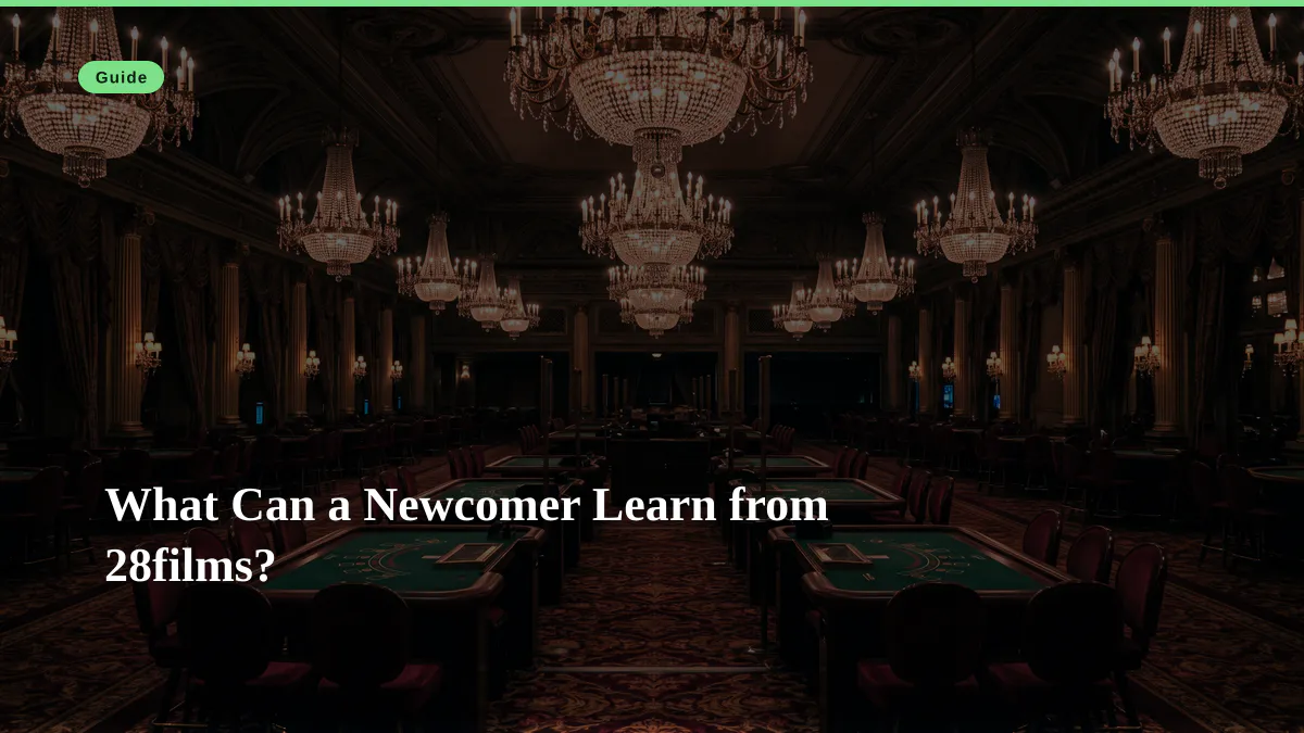 What Can a Newcomer Learn from 28films?