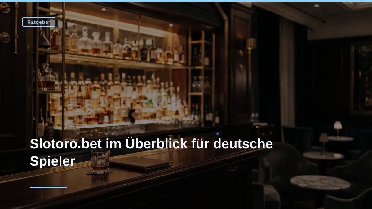 Slotoro.bet im Überblick für deutsche Spieler