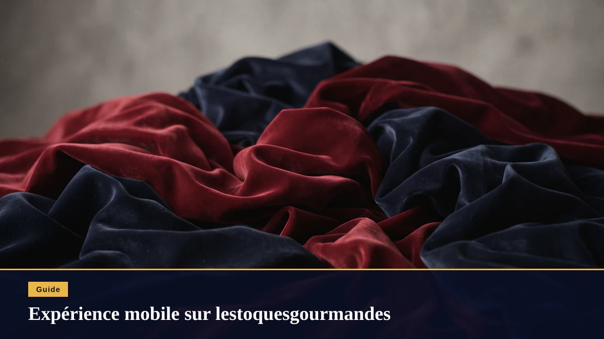 Expérience mobile sur lestoquesgourmandes