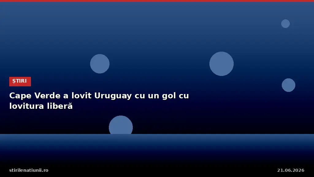 Cape Verde Stun Uruguay with Free-Kick Goal
