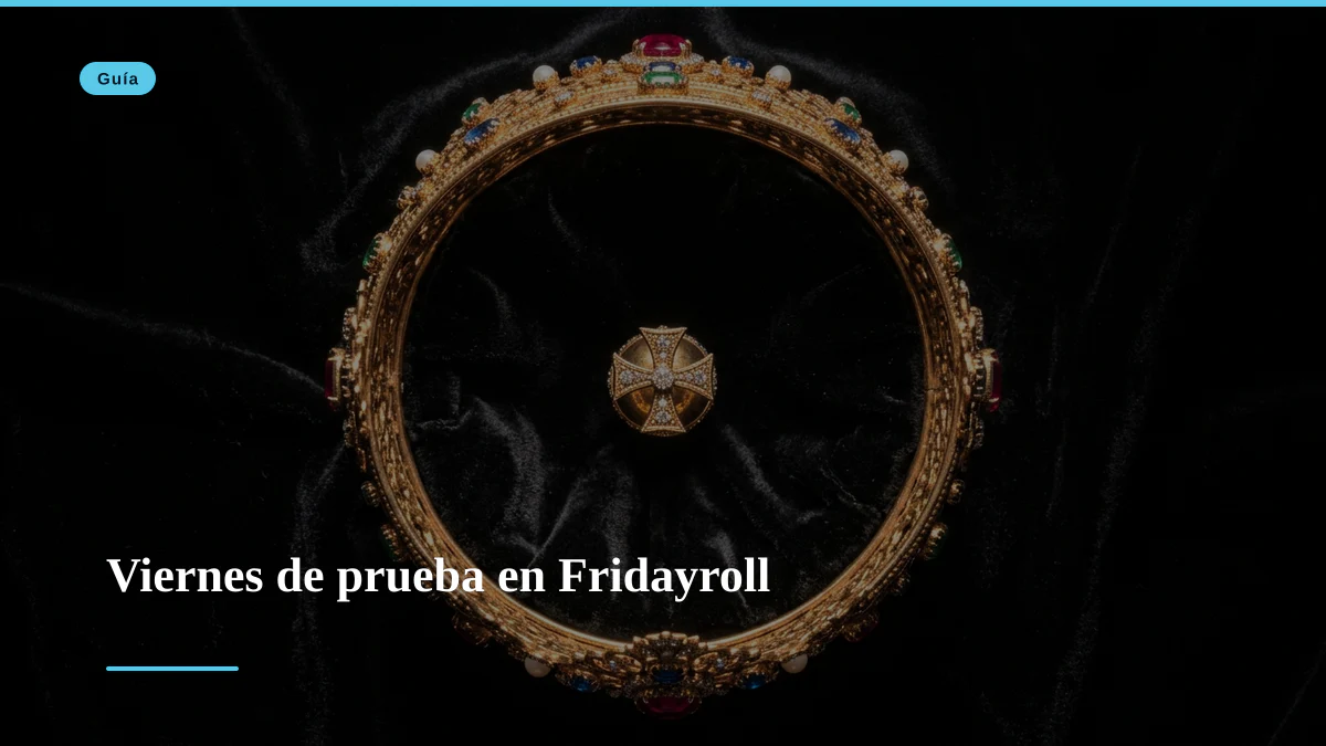 Viernes de prueba en Fridayroll