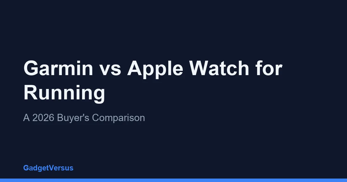 Garmin vs Apple Watch for Running