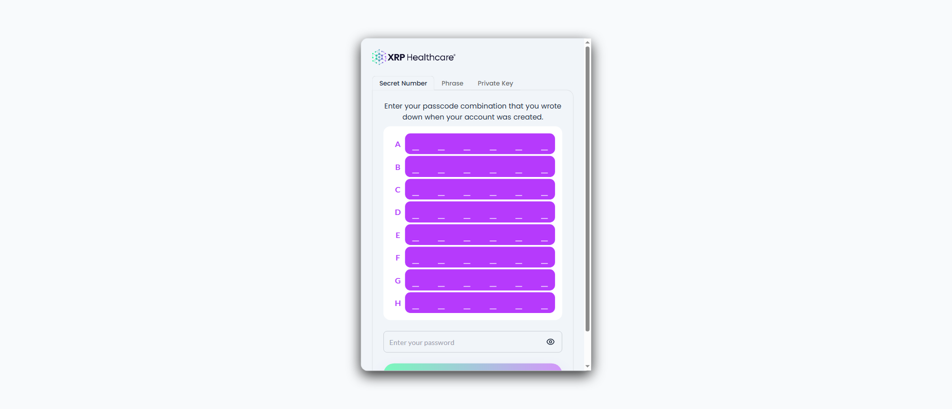 Stored capture of xrphealthcare.app