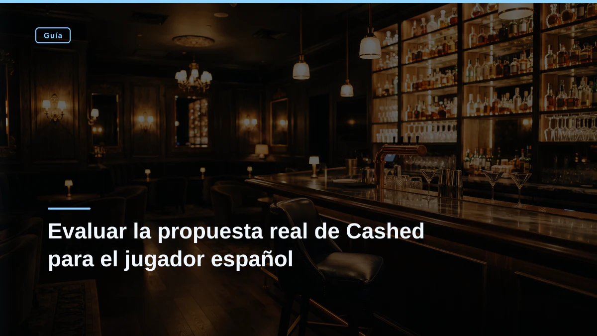 Evaluar la propuesta real de Cashed para el jugador español
