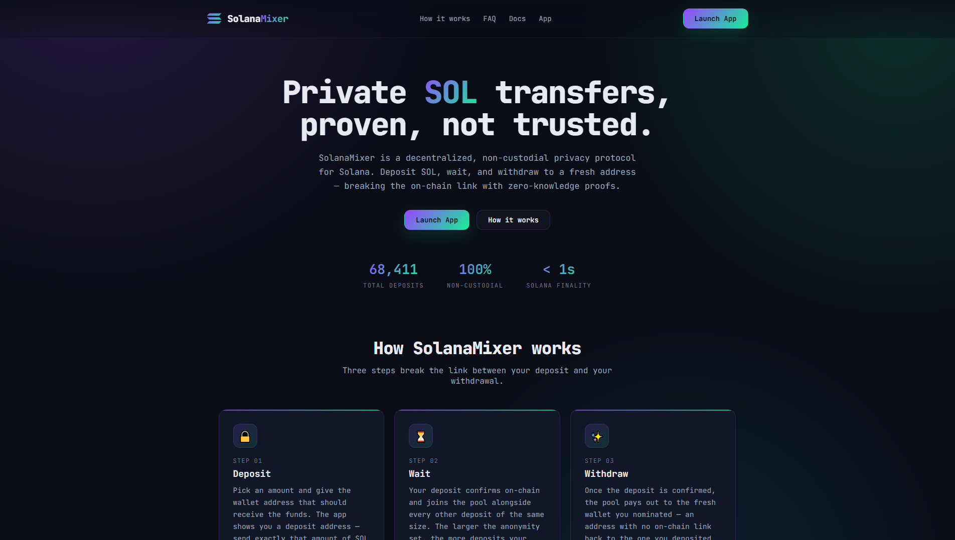 Stored capture of solanamixer.org