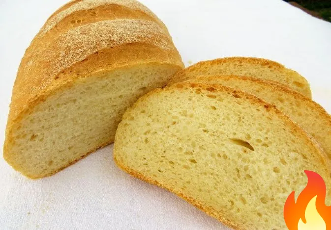 Постер Домашний белый хлеб