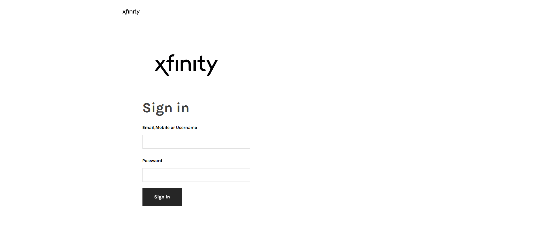 Stored capture of xfinity1234.weebly.com