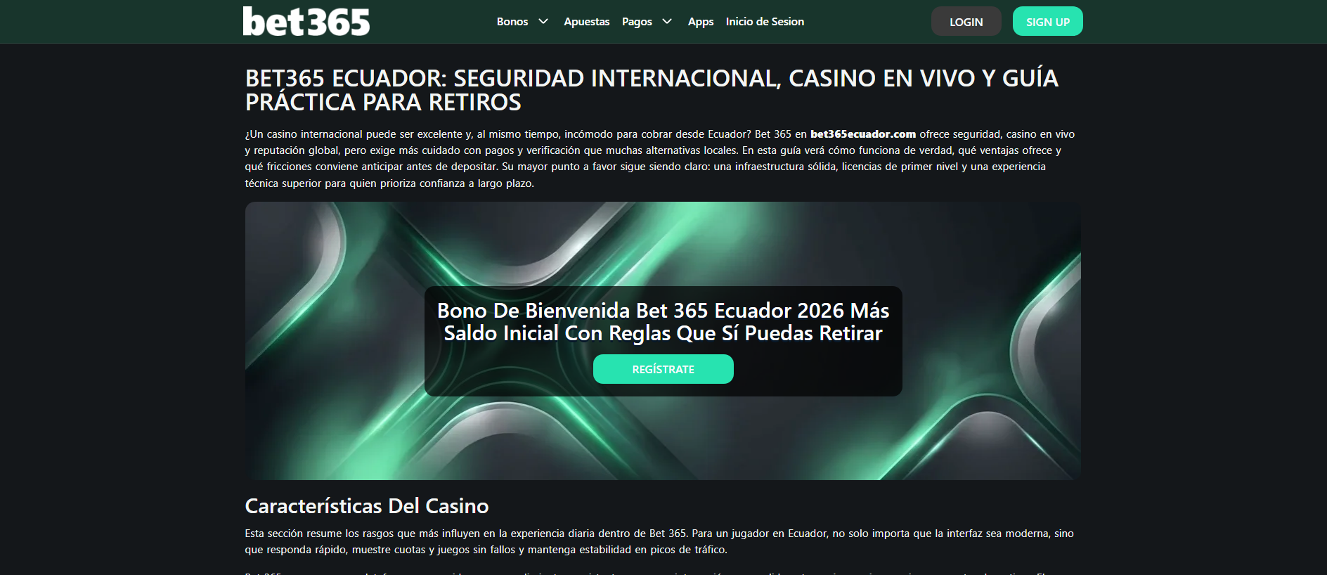 Stored capture of bet365ecuador.com