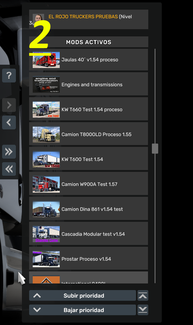 Orden de mods Android 2