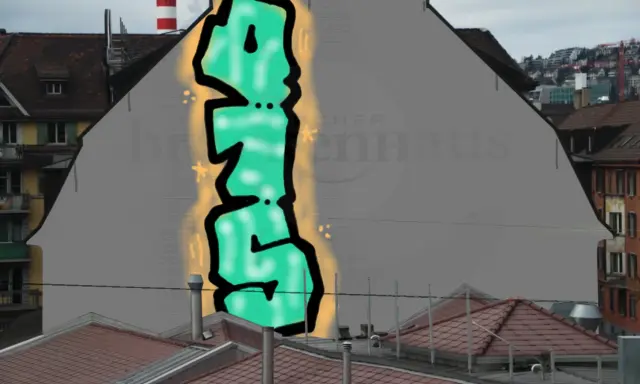 Graffiti artwork by H812