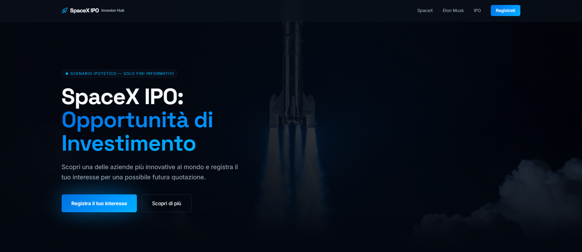 Forensic screenshot of space-x.capital showing the phishing page layout