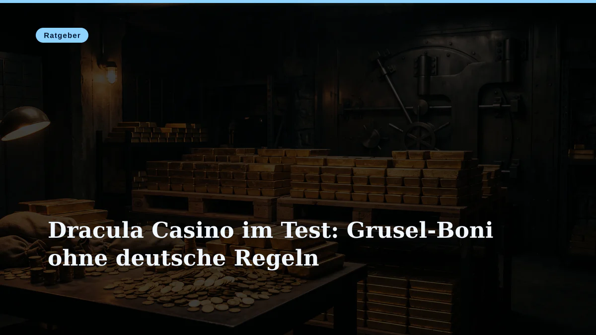 Dracula Casino im Test: Grusel-Boni ohne deutsche Regeln