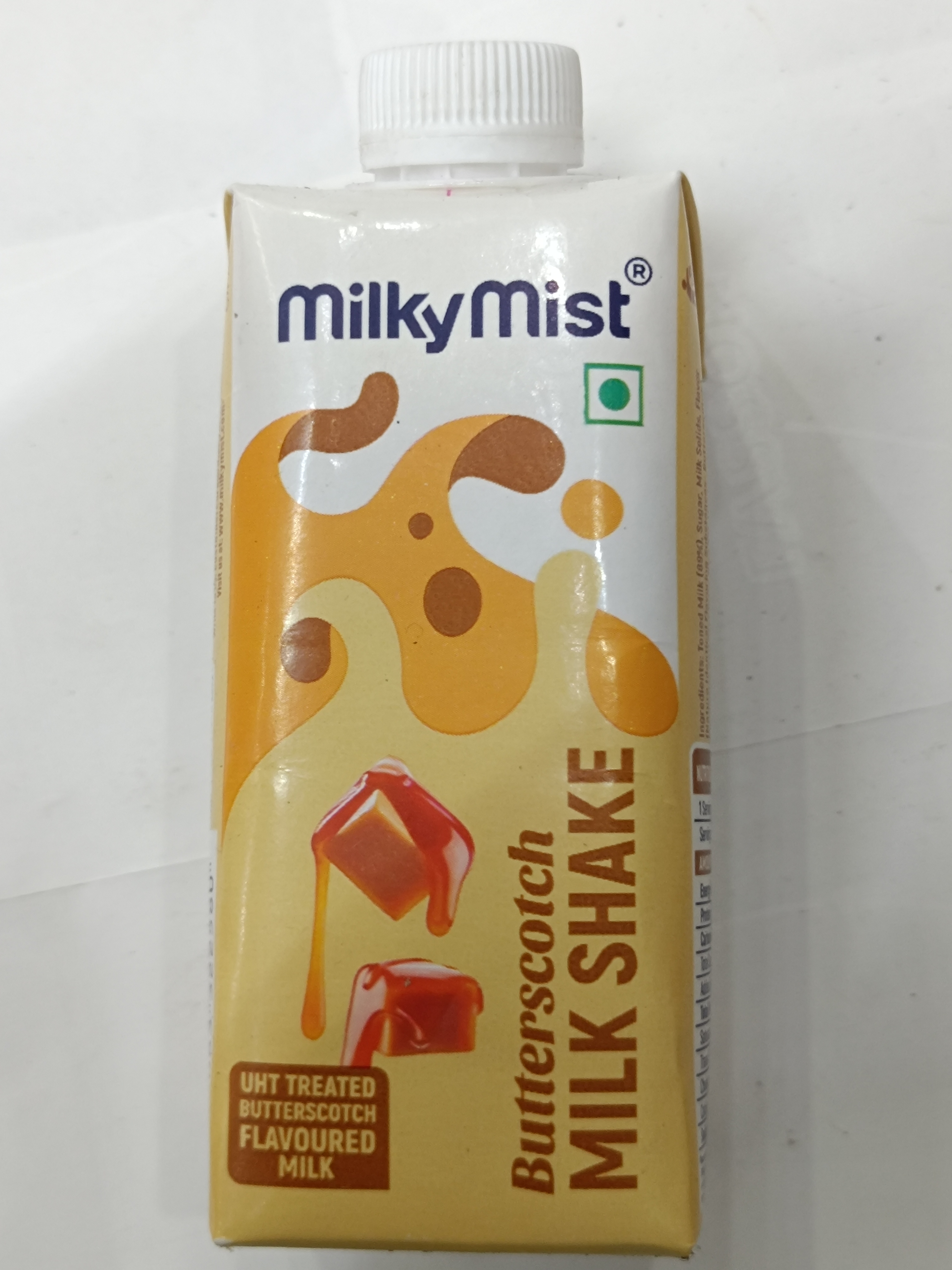 Milky mist butterscotch milk shake 