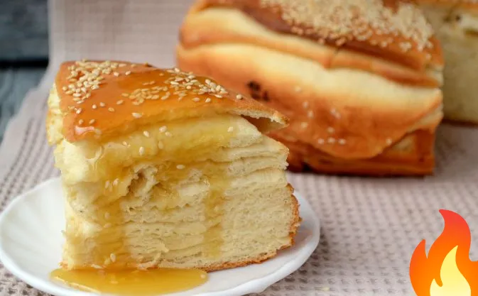 Постер Арабская лепешка с кунжутом