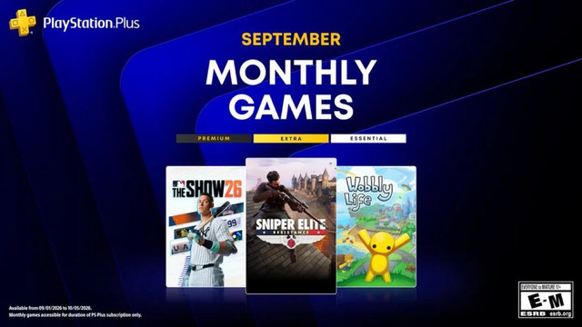 PS Plus Essential de setembro é anunciada oficialmente e traz quatro jogos, incluindo uma surpresa