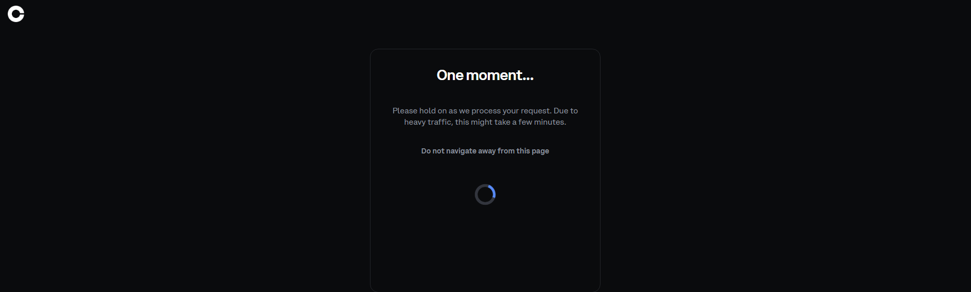 Stored capture of 848472coinbase.com