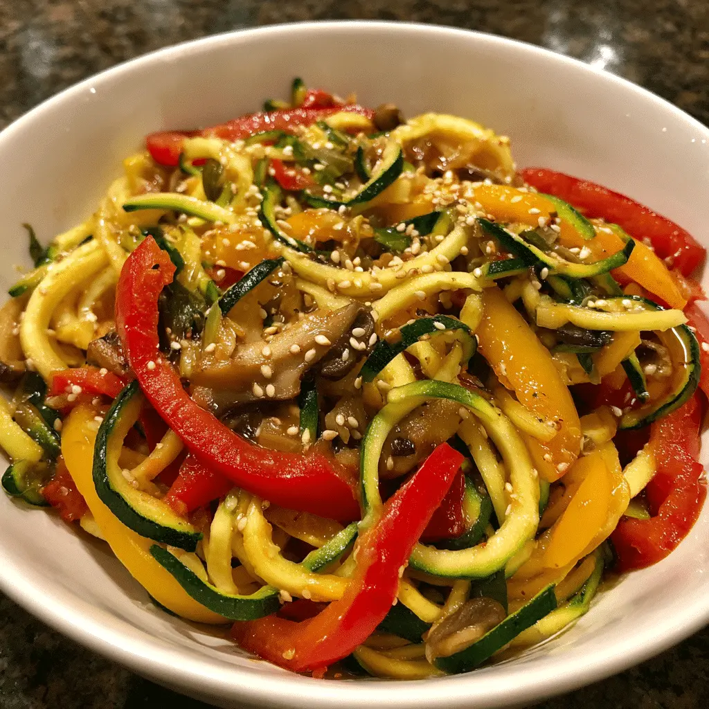 Vibrant Zucchini Noodle