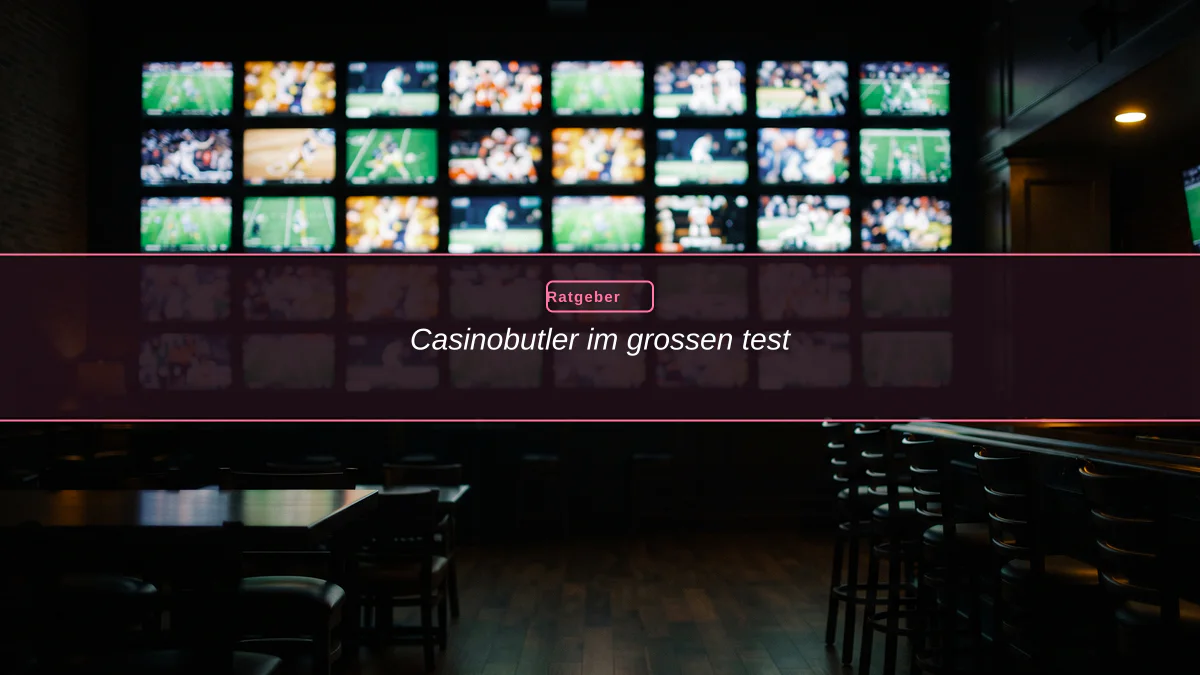 Casinobutler im grossen test