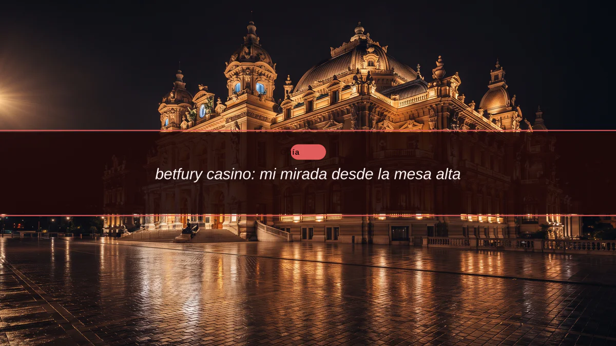 betfury casino: mi mirada desde la mesa alta