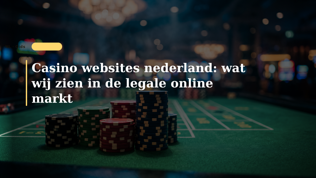 Casino websites nederland: wat wij zien in de legale online markt