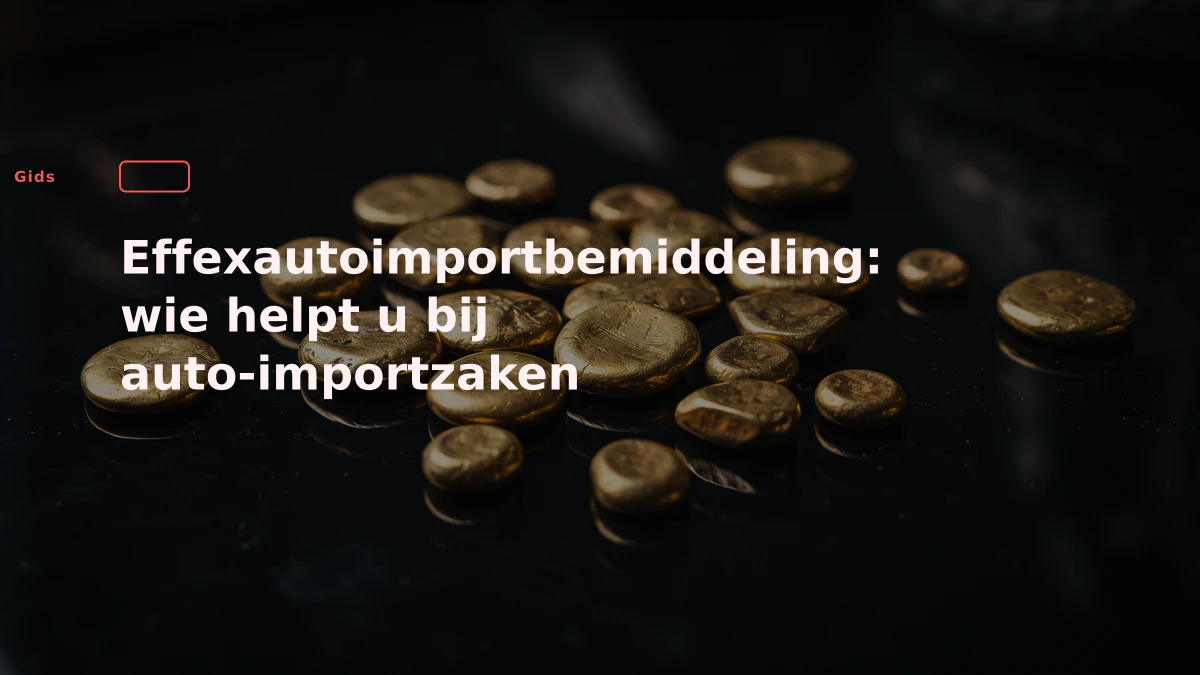 Effexautoimportbemiddeling: wie helpt u bij auto-importzaken