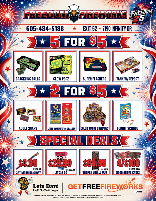 Freedom Fireworks coupon