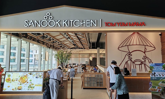Sanook Kitchen restaurant entrance and dining area