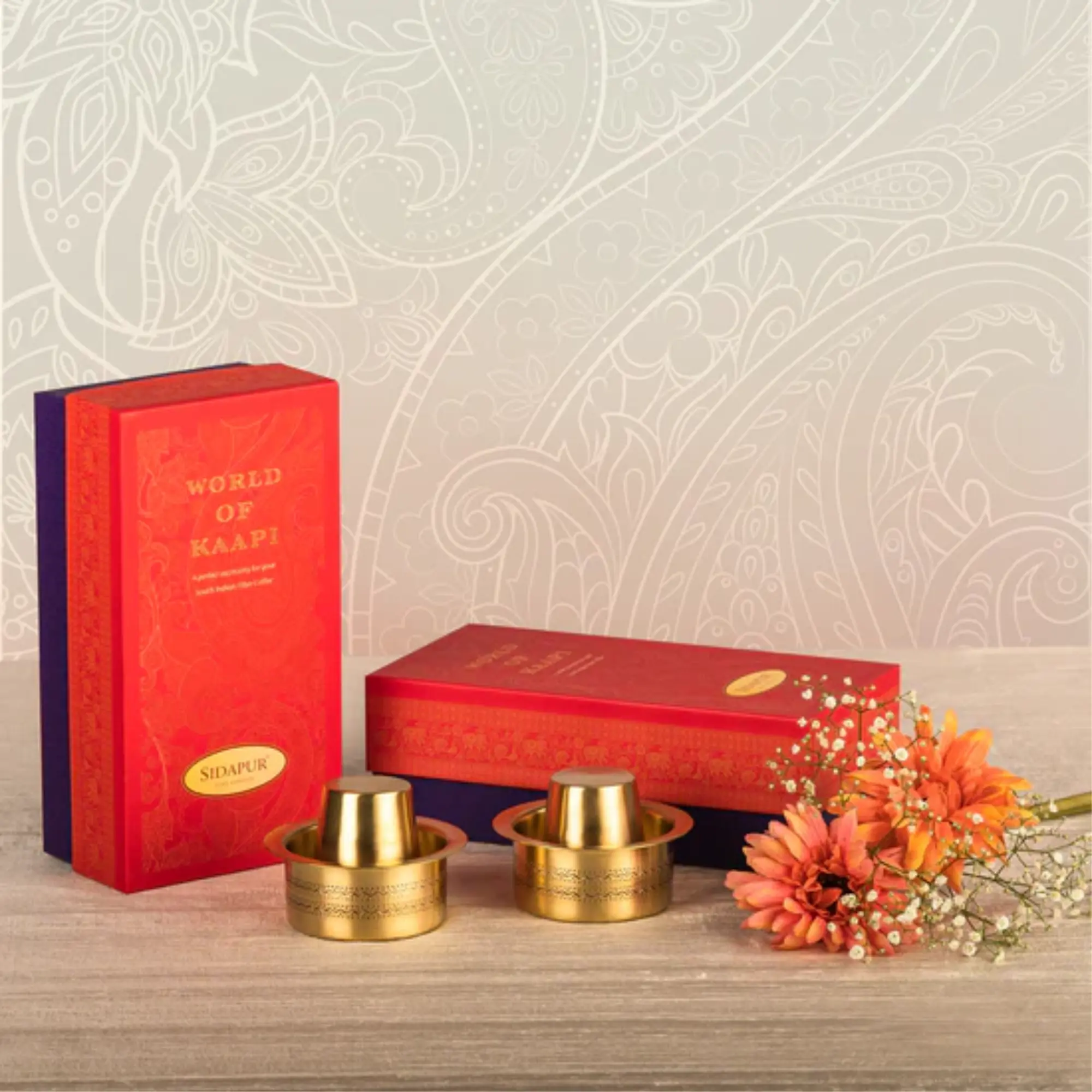 Sidapur World of Kaapi - Etched Dabara Gift Box