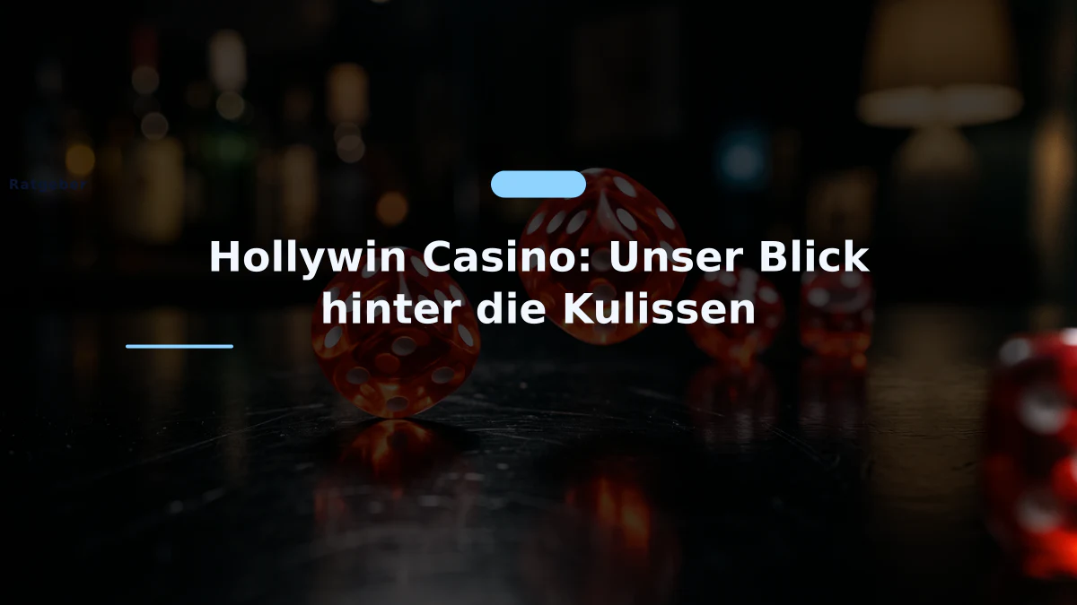 Hollywin Casino: Unser Blick hinter die Kulissen