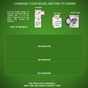 22004325 WASHER DRYER Models