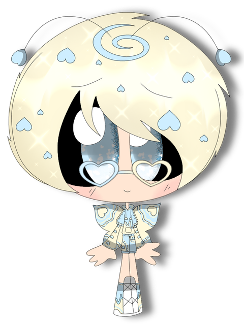 Blue vanilla butterfly pop