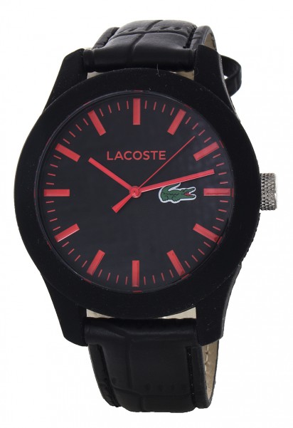 lacoste watch leather strap