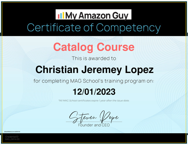 MAG-Amazon-Catalog-Course-Certificate