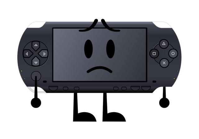 Play-Station-Portable-Full-Body-BFDI-Style-Sad-2