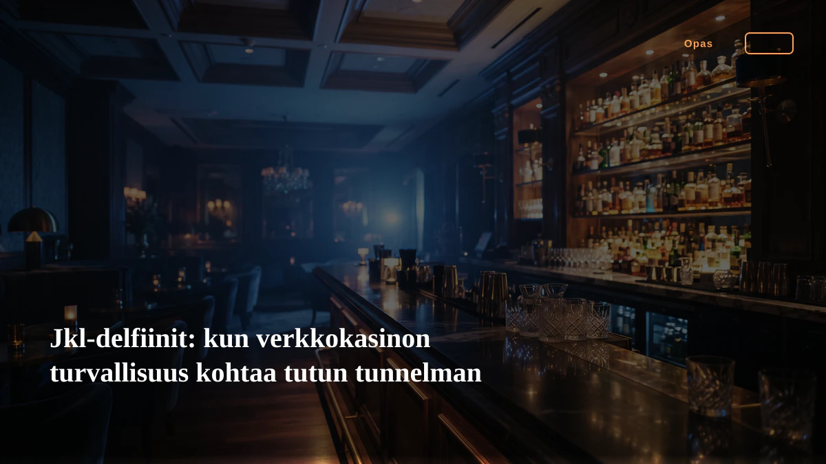 Jkl-delfiinit: kun verkkokasinon turvallisuus kohtaa tutun tunnelman