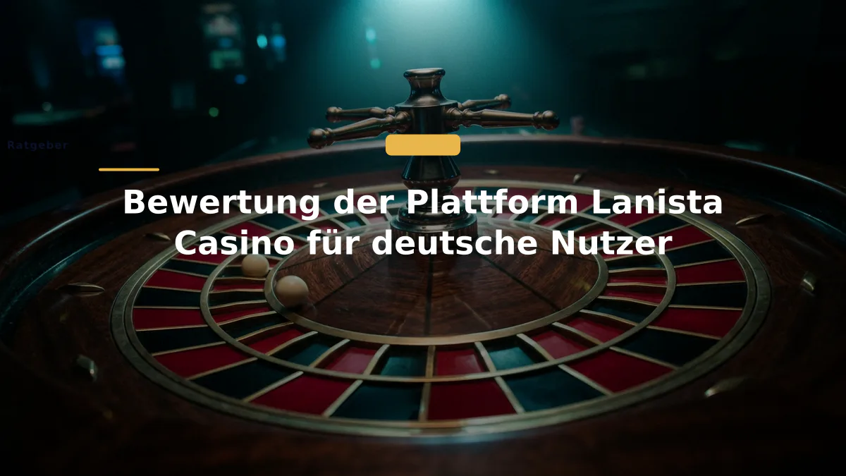Bewertung der Plattform Lanista Casino für deutsche Nutzer