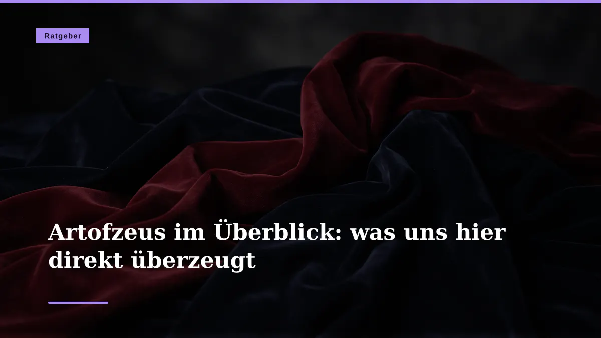 Artofzeus im Überblick: was uns hier direkt überzeugt