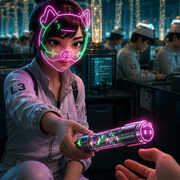 E3 B 02a 小猪 拿出CA指挥棒 首次亮相