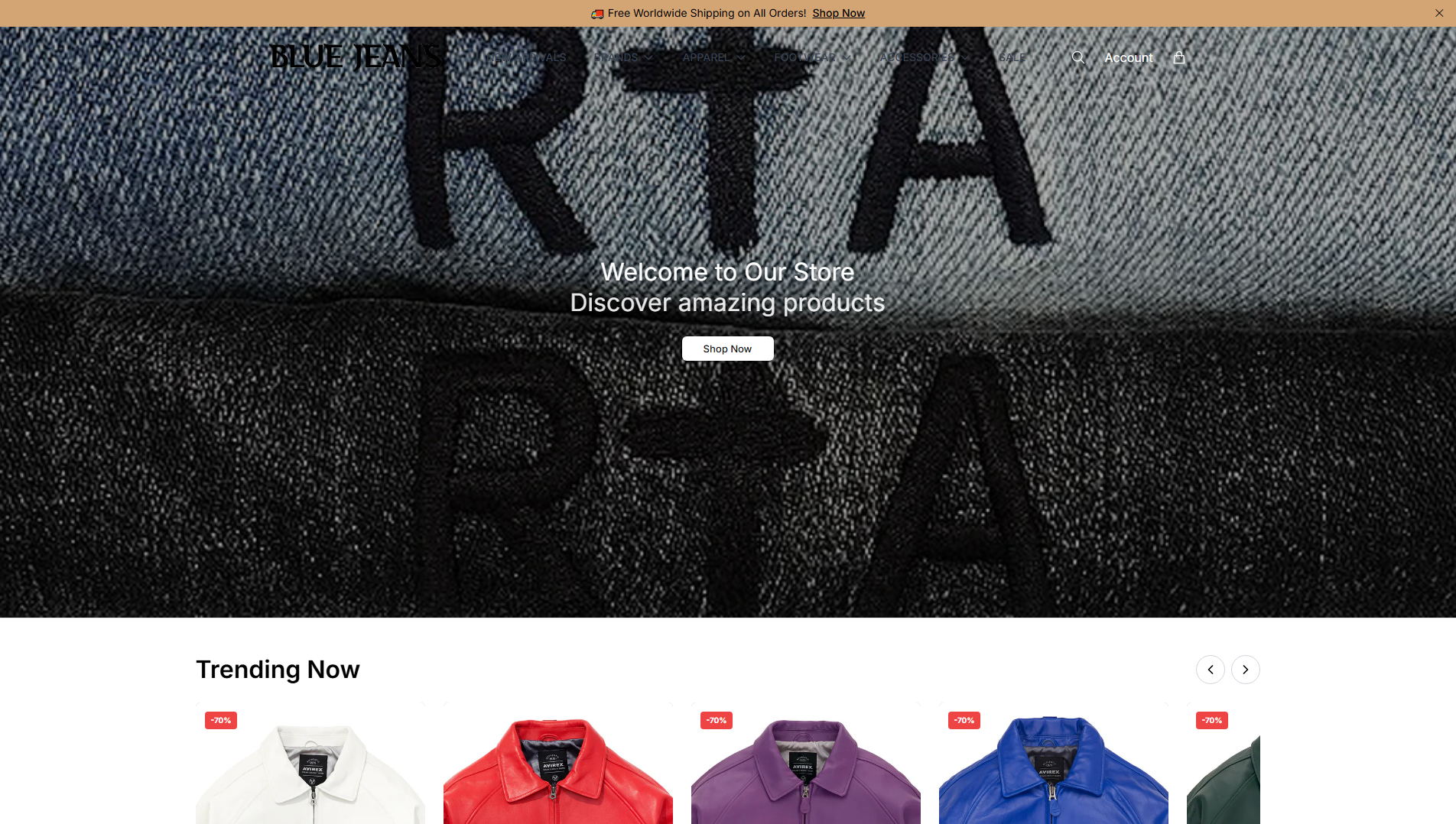 Stored capture of bluejeansstyle.shop
