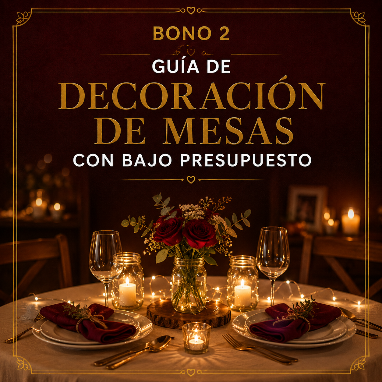 Guía de decoración de mesas con bajo presupuesto