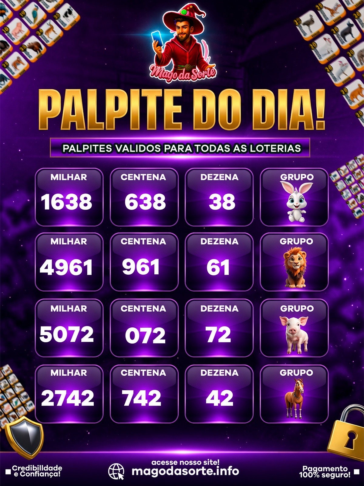 Palpites do Dia