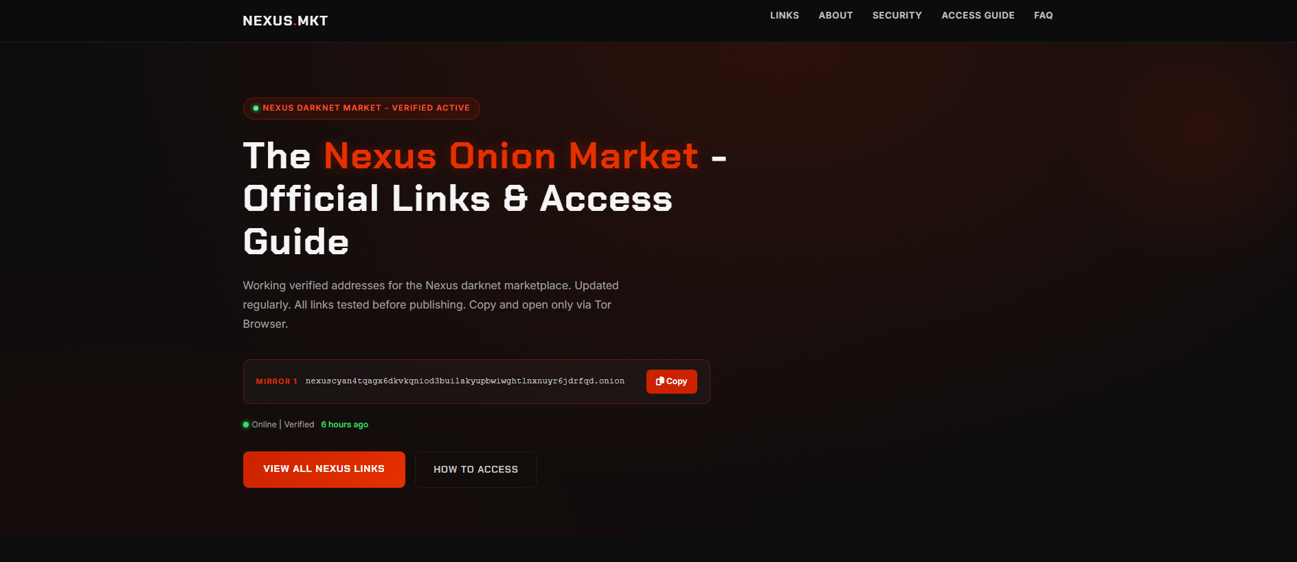 Stored capture of zone.nexus-tor-link.net