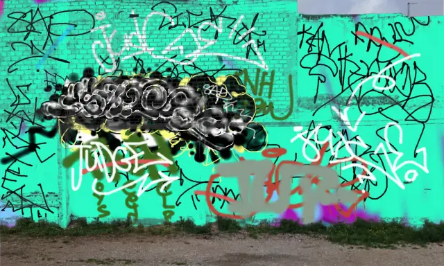 Graffiti artwork by Sumoe
